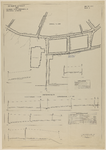 217366 Plattegrond van het Achter Clarenburg te Utrecht, met de daaraan grenzende straten, met aanduiding van de ...